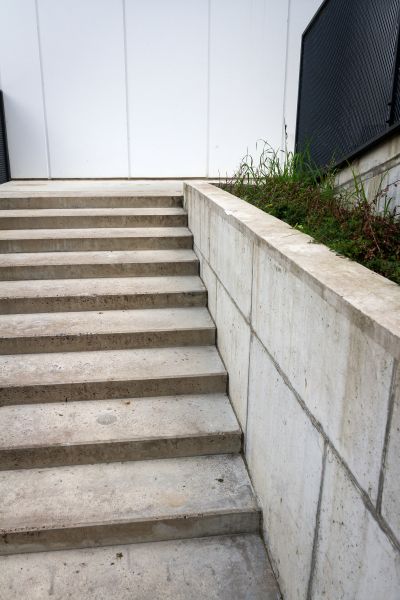 Cement Stair Installation in San Mateo