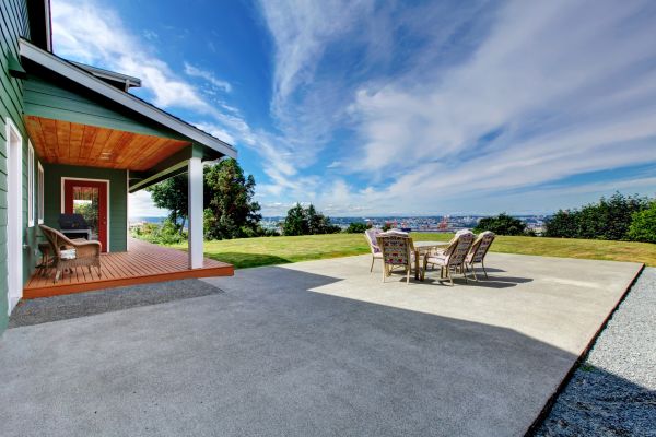 Backyard Concrete Paving in San Mateo