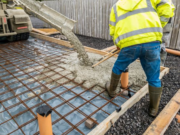 Basement Slab Pouring in San Mateo