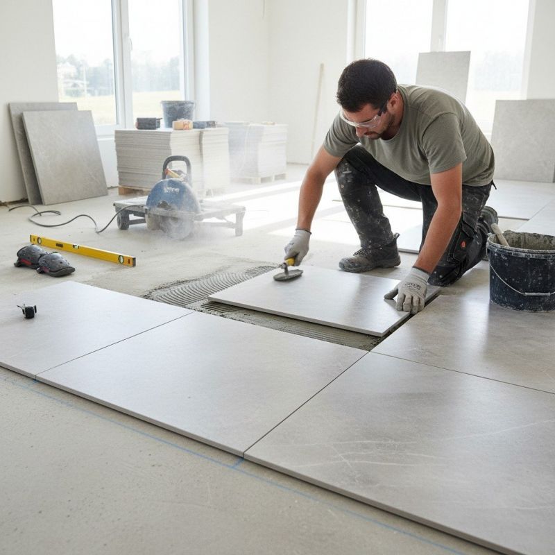 Concrete Flooring Installation detail